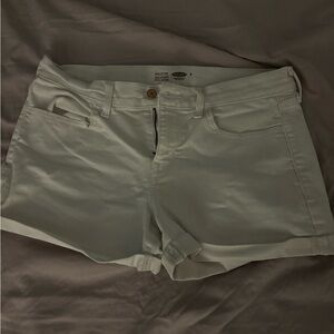 Old Navy White Jean Shorts